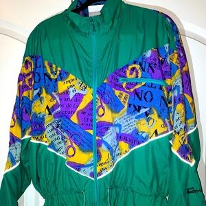 Vintage ‘90s Reebok Bodywalk Teal Windbreaker
